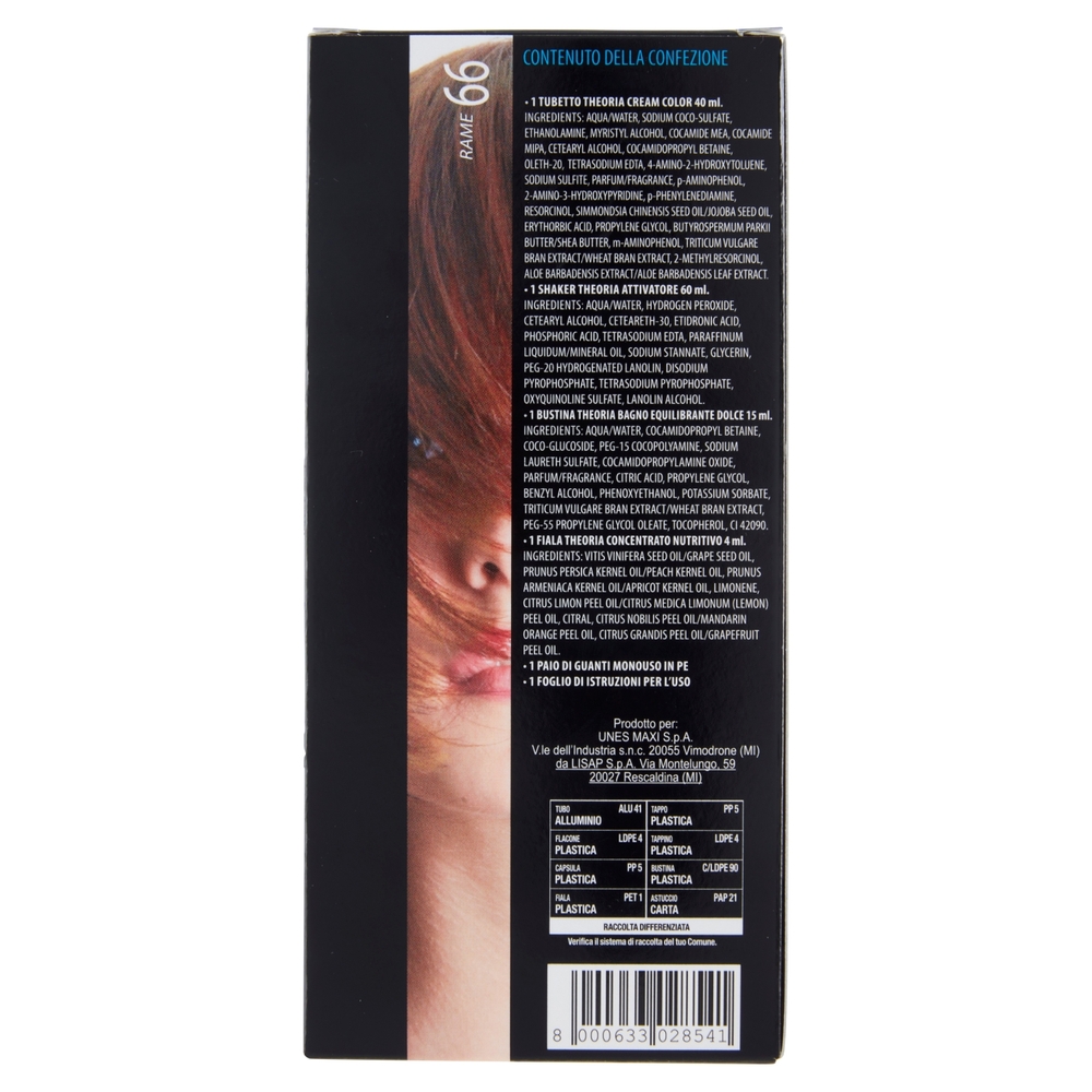 Crema Colorante 66 Rame Theoria Proline U! Confronta e Risparmia